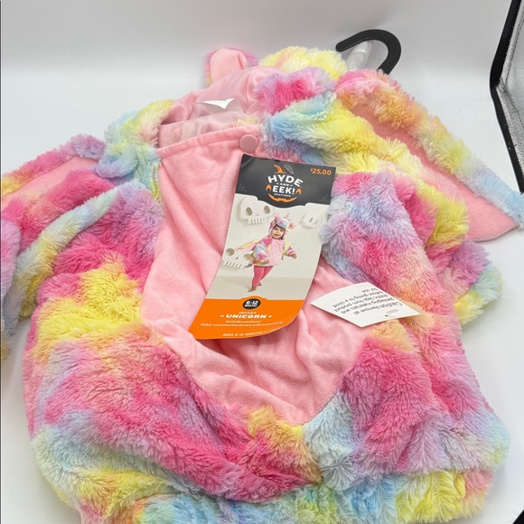 Hyde & Eek! Colorful Unicorn Infant Size 6-12 Months Halloween Costume - Picture 3 of 8